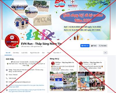 Cảnh báo Fanpage 