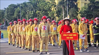 Nhiệt điện Thái Bình tham gia Hội thao PCCC tỉnh Hưng Yên