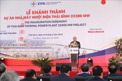 Lễ khánh thành Nhà máy Nhiệt điện Thái Bình 2x300 MW